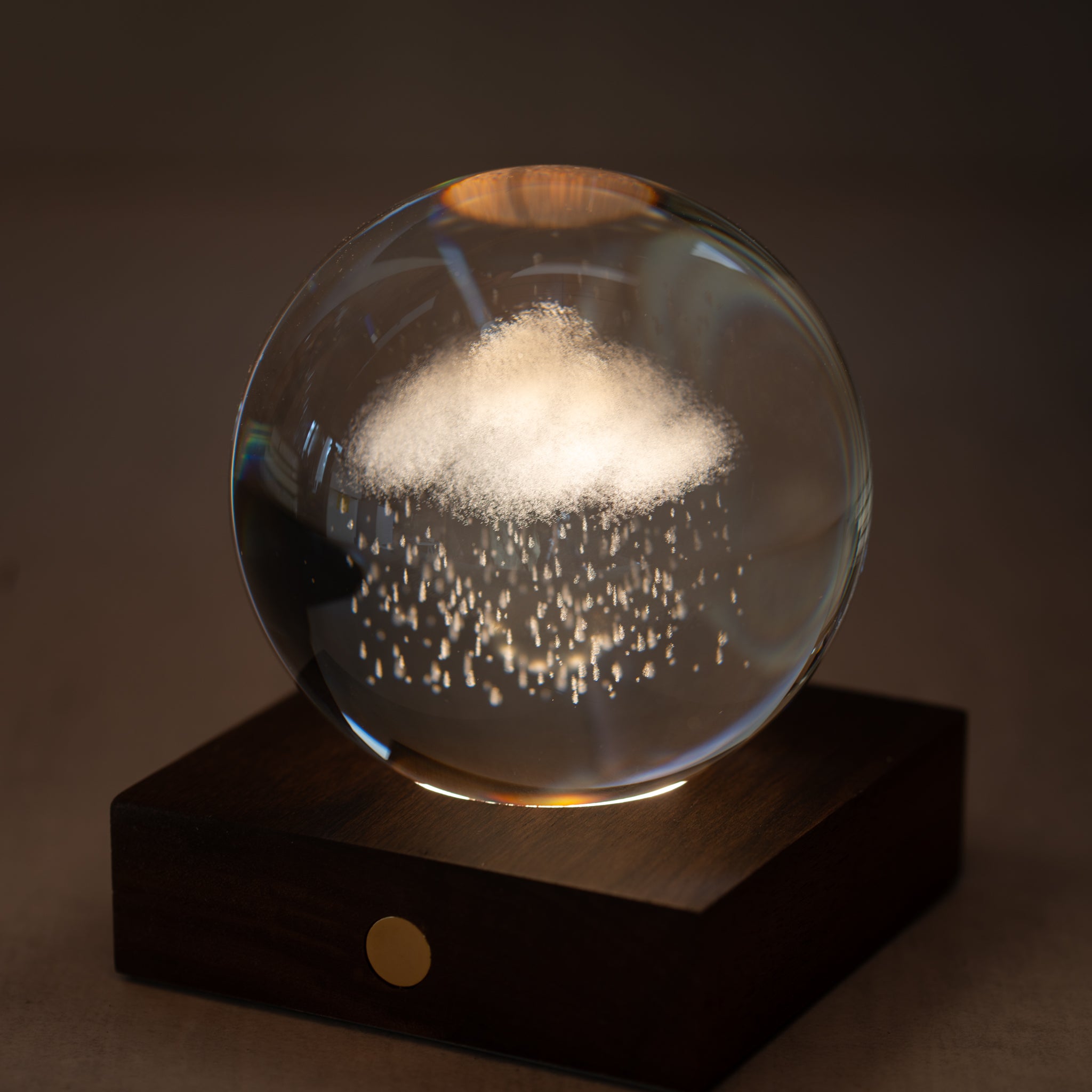 3D Laser Engraved Light | Rain Cloud