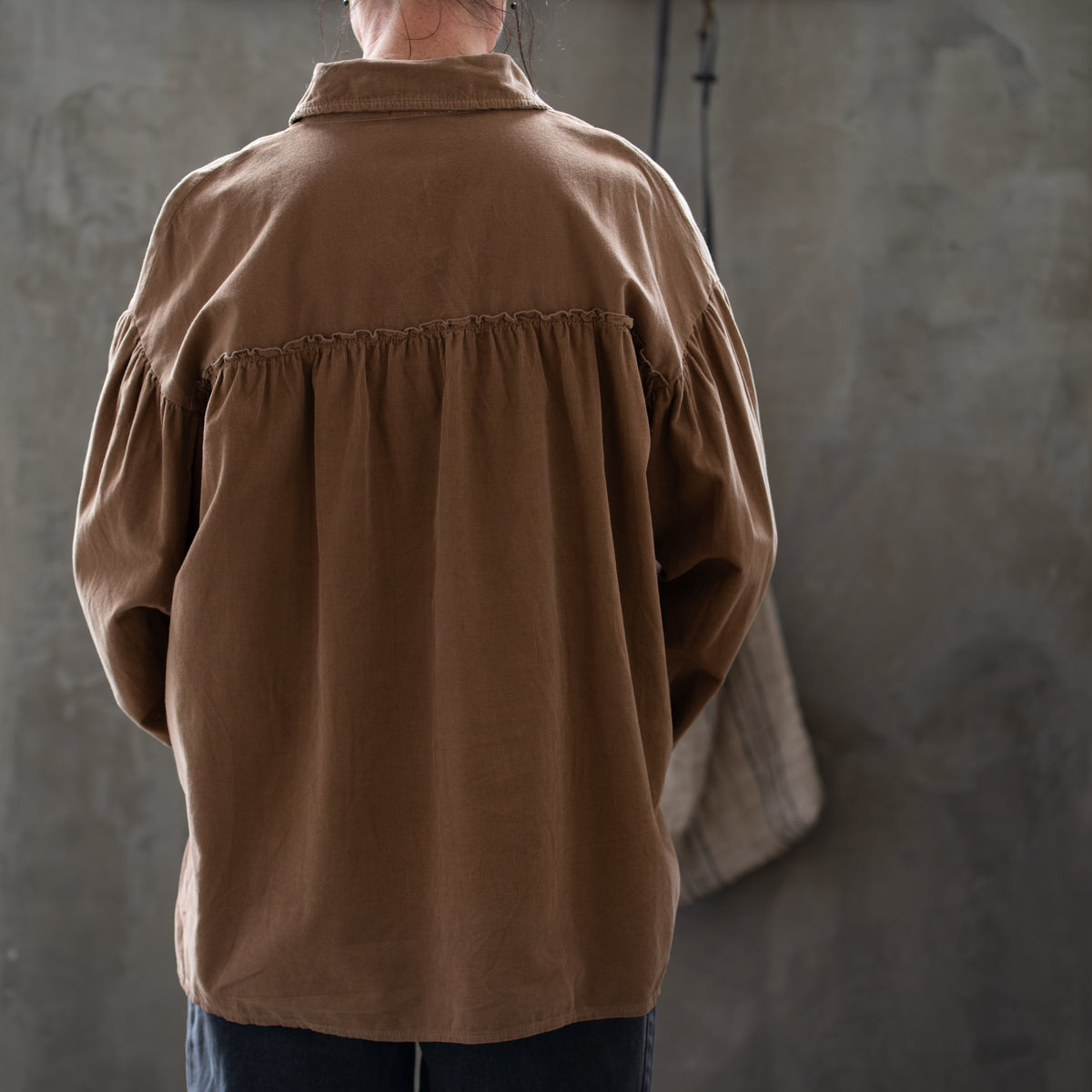 Cord Shirt | Caramel