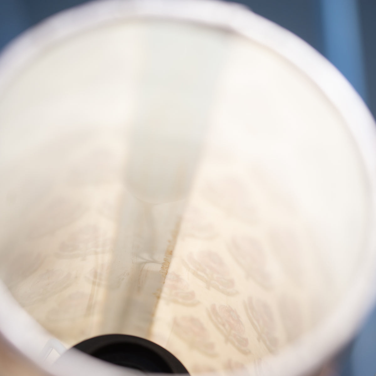 Handmade Paper Table Lamp | Natural Floral