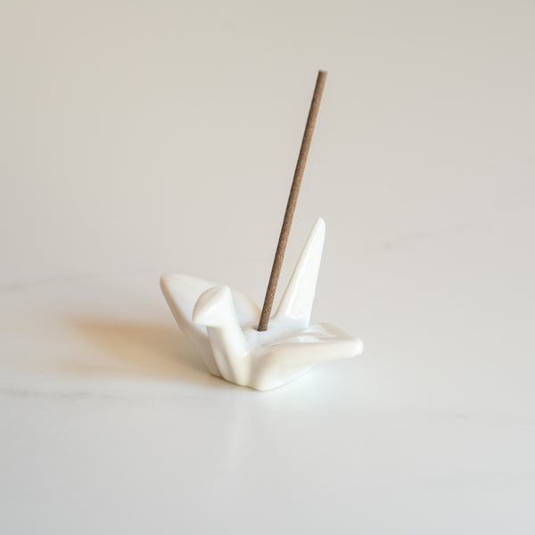 Incense Holder | Ceramic Crane