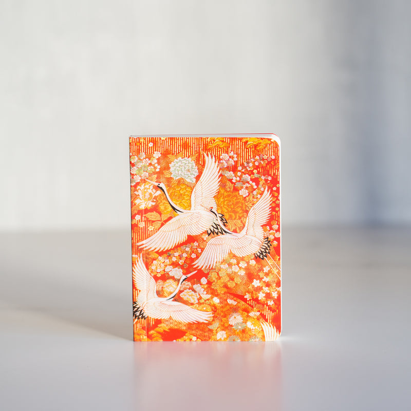 Mini Notebook | Kimono Cranes