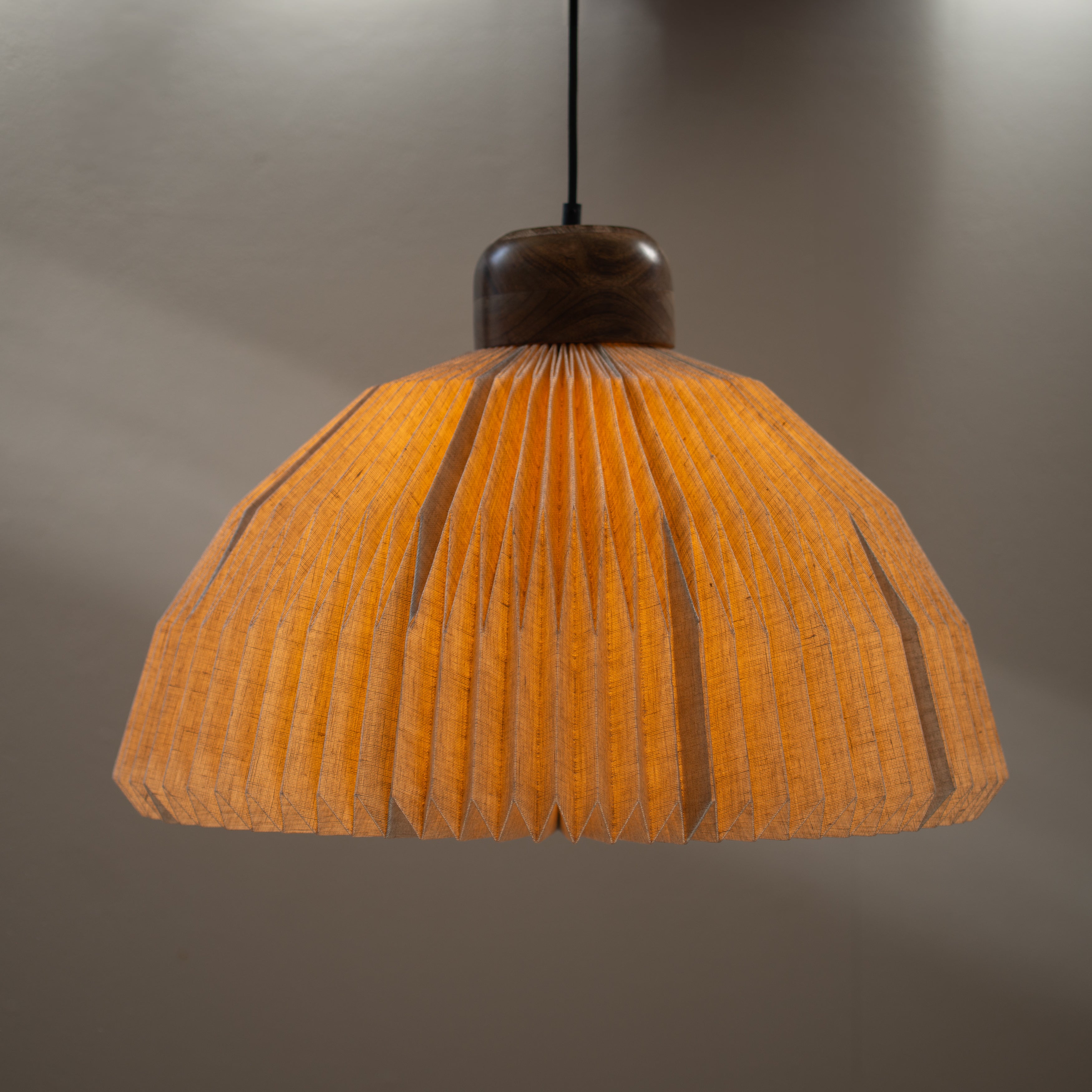 Fold | Linen Pendant Lamp | Domu | Natural