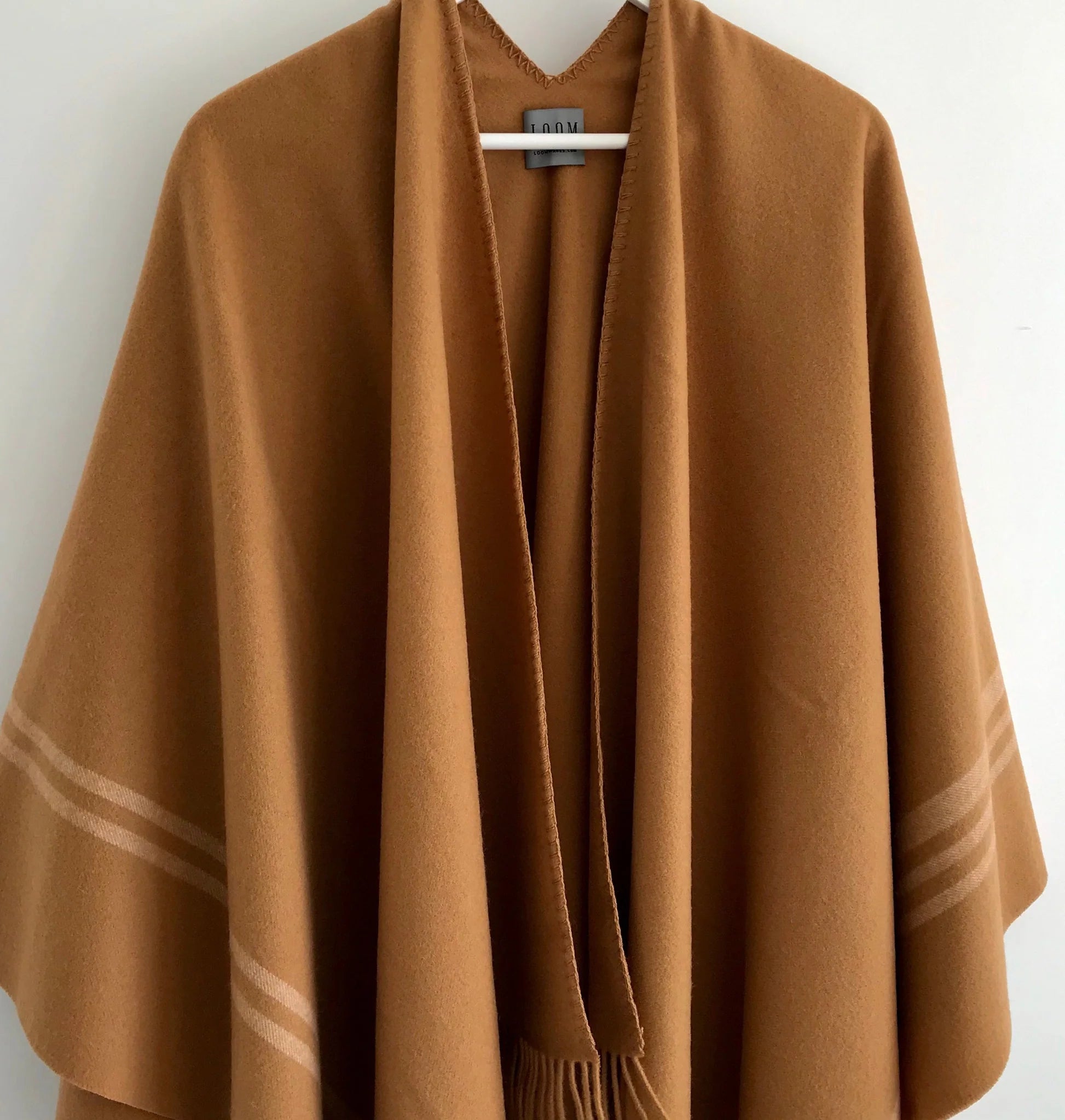 Loom Poncho | Camel