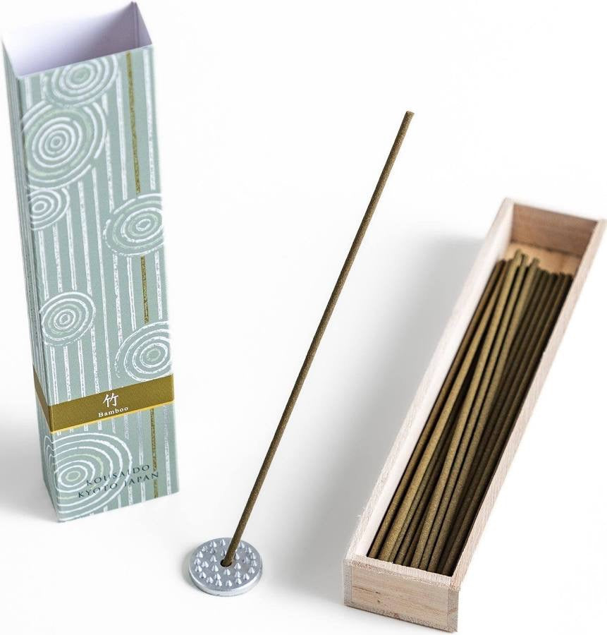 Japanese Incense | Hyakuraku | Bamboo with Holder