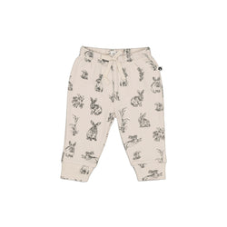 Burrow & Be | Organic Cotton Fleece Pants | Almond Burrowers