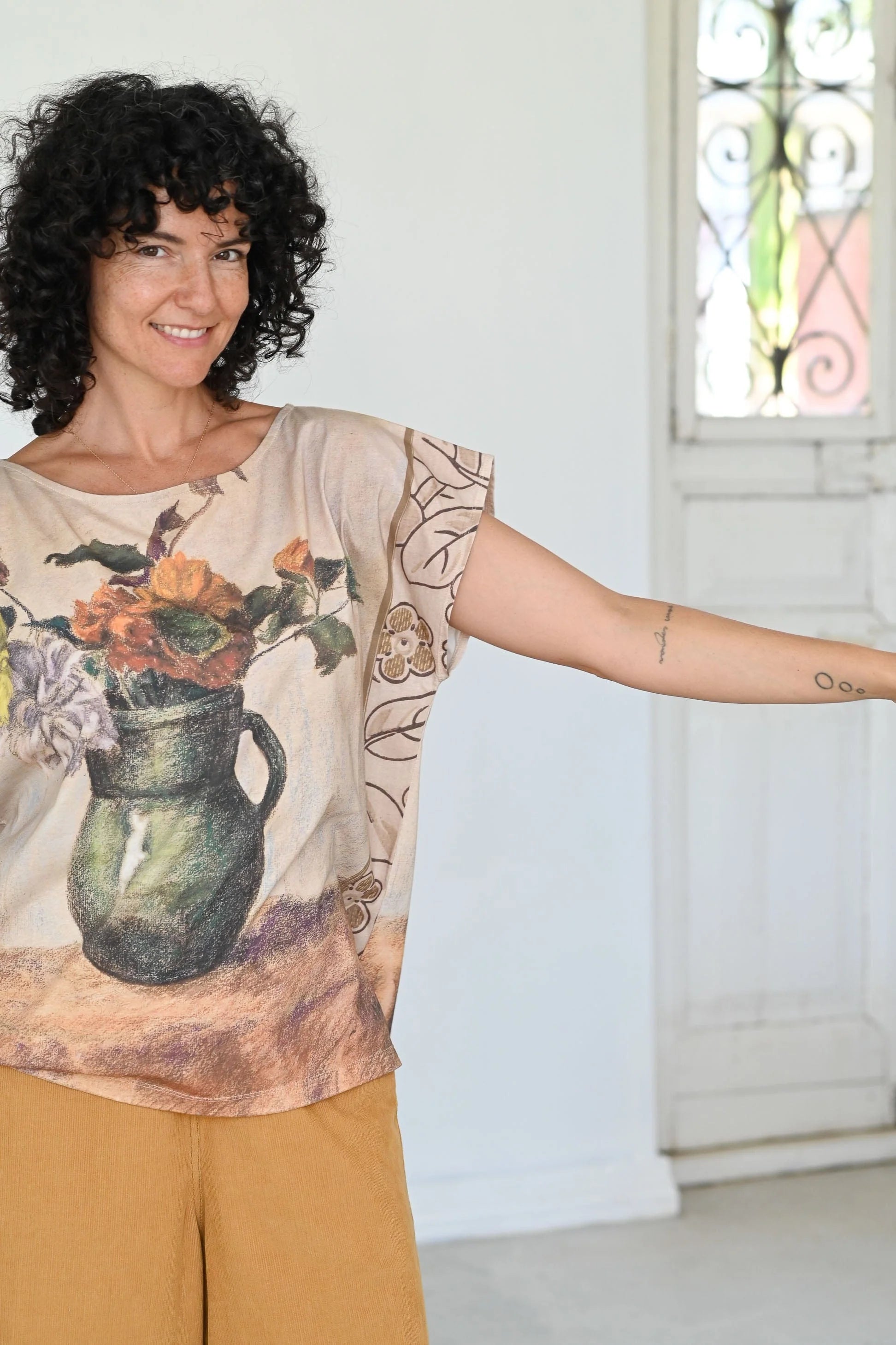 Lazybones Eleanor Tee | Fleurs