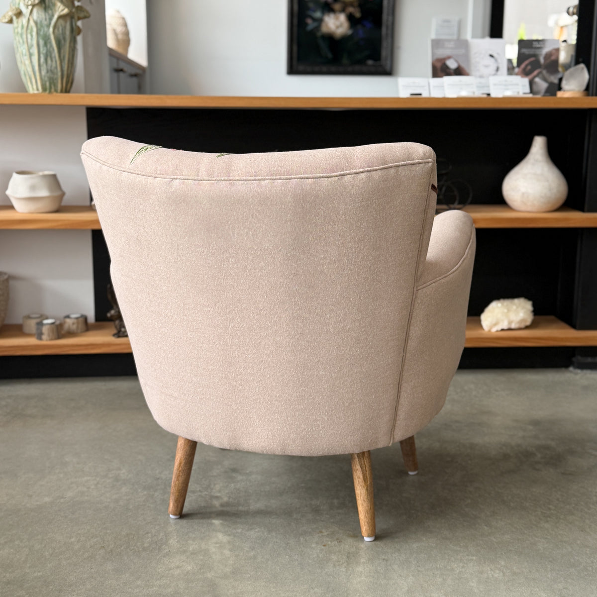 Embroidered Chair + Stool | Joli Jardin
