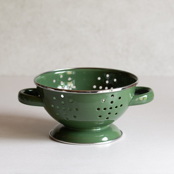 Enamel Colander | Small | Green