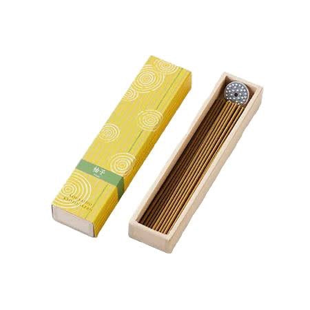 Japanese Incense | Hyakuraku | Yuzu with Holder
