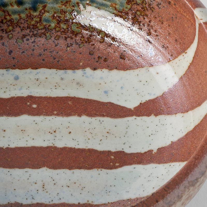 Japanese Ceramics | Large Thick Bowl | Rust