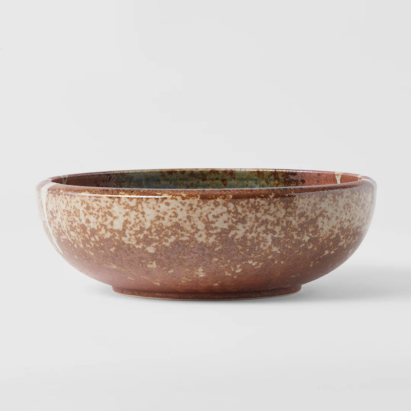 Japanese Ceramics | Large Thick Bowl | Rust