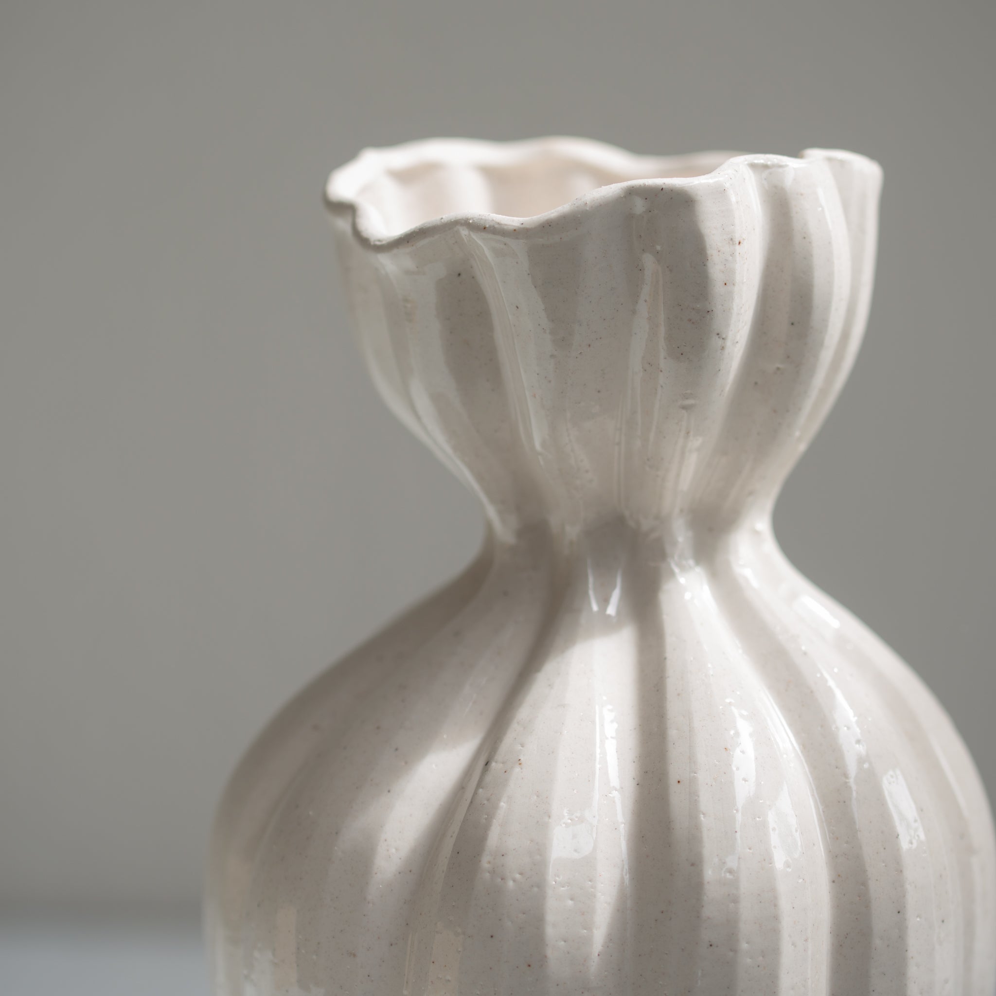 Fluto Ceramic Vase