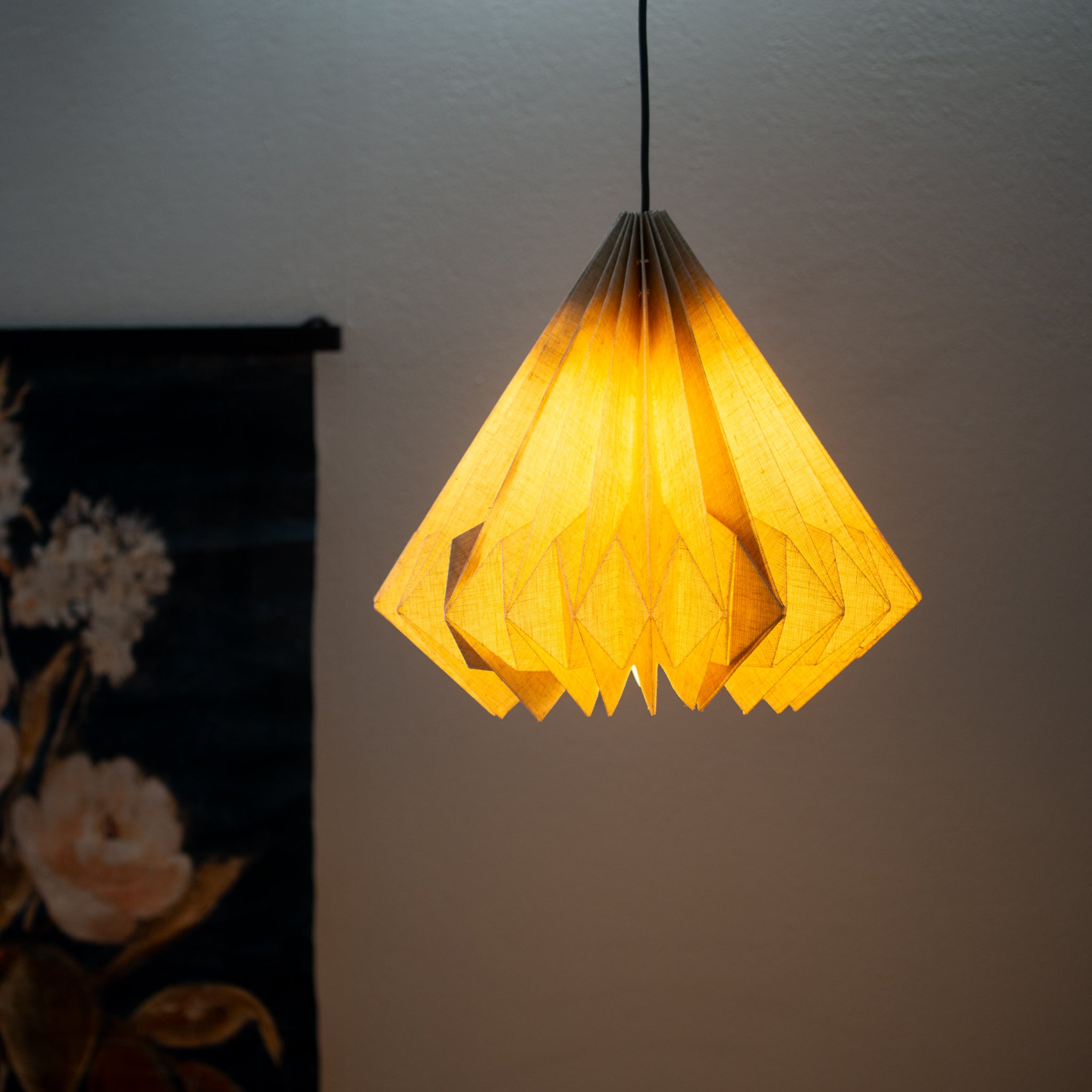 Fold | Linen Pendant Lamp | Hoseki