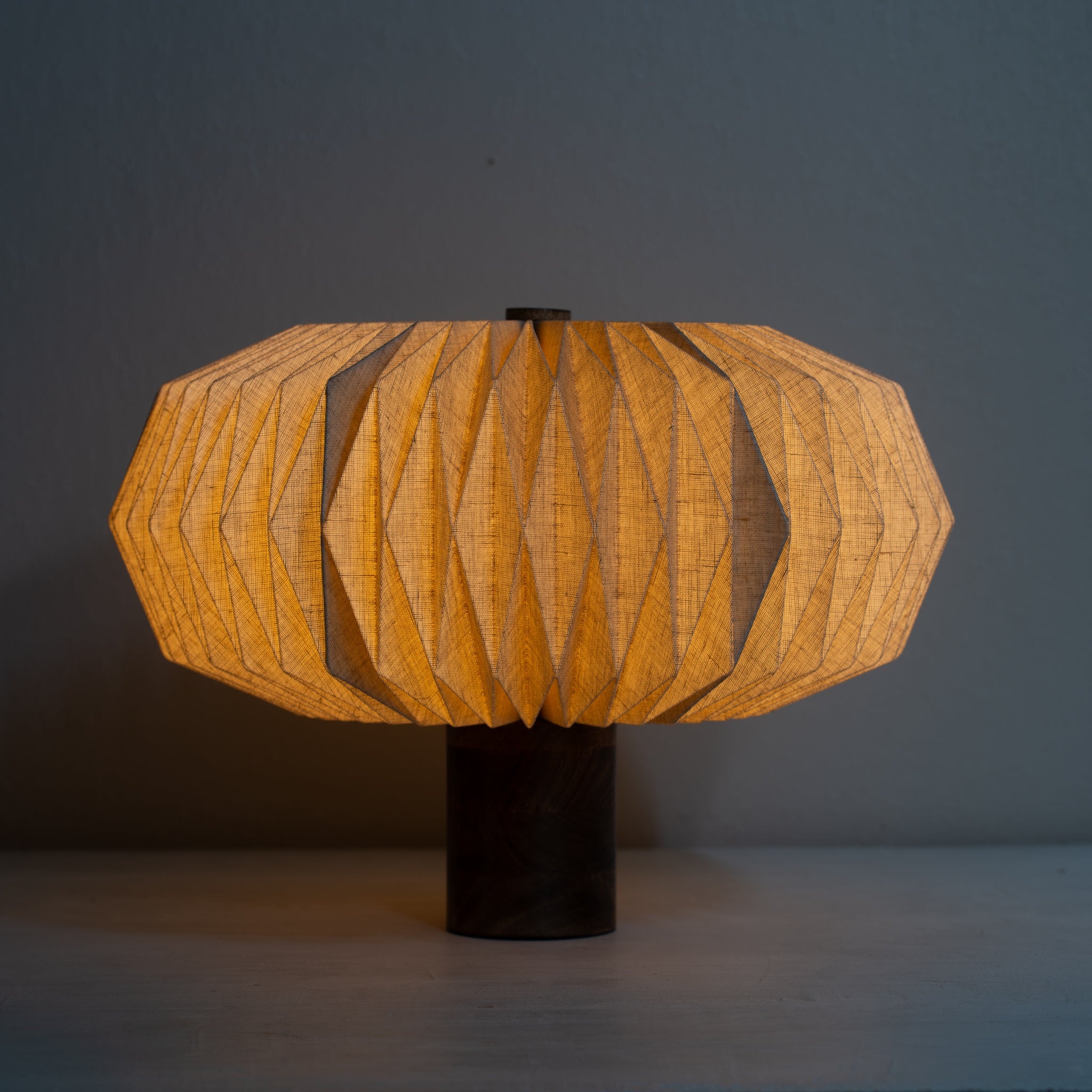 Fold | Linen Table Lamp | Kinoko | Natural