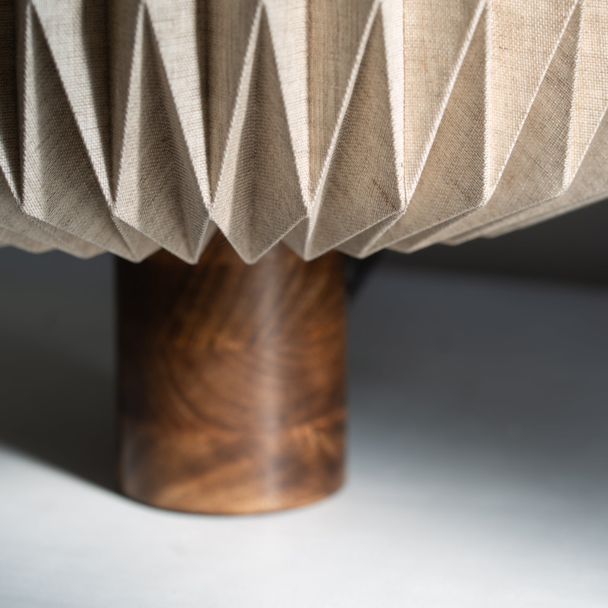Fold | Linen Table Lamp | Kinoko | Natural