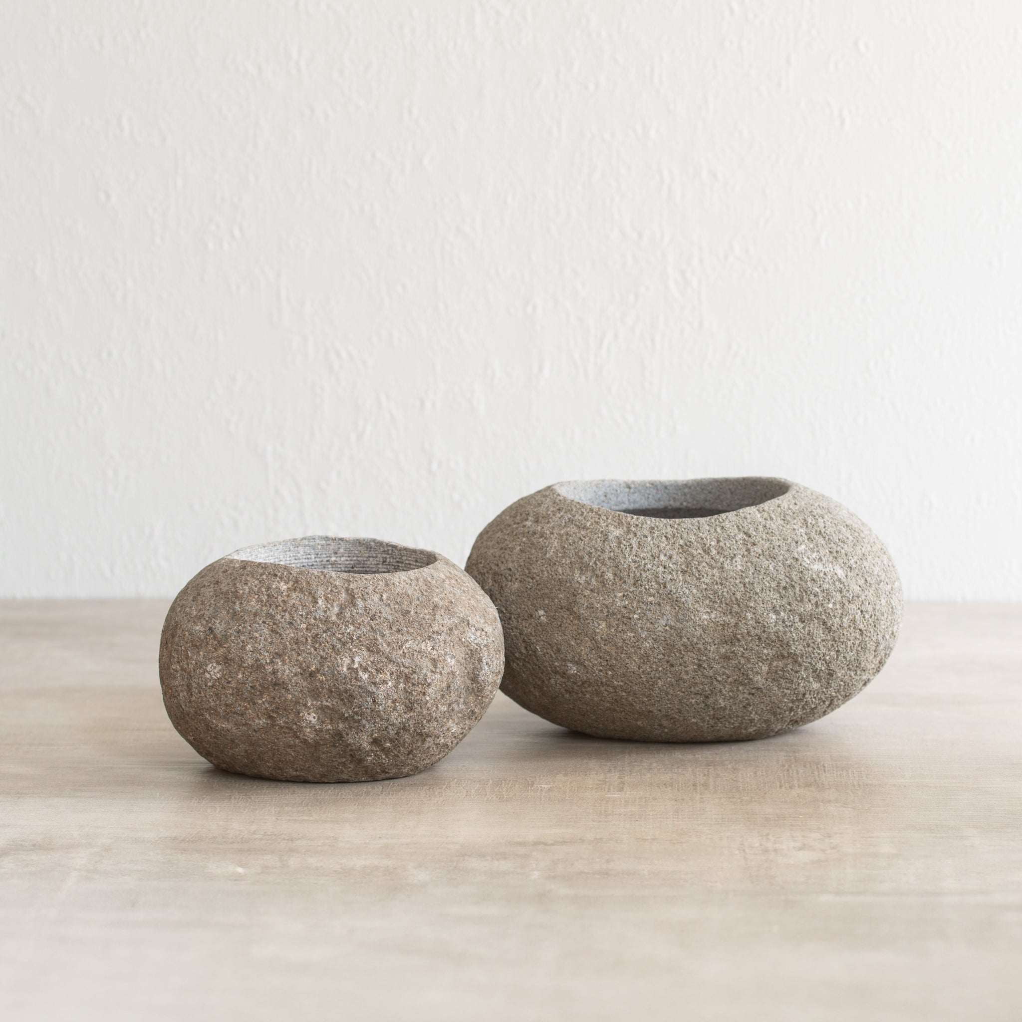 Stone Planter Pot Combo | REGULAR + LARGE