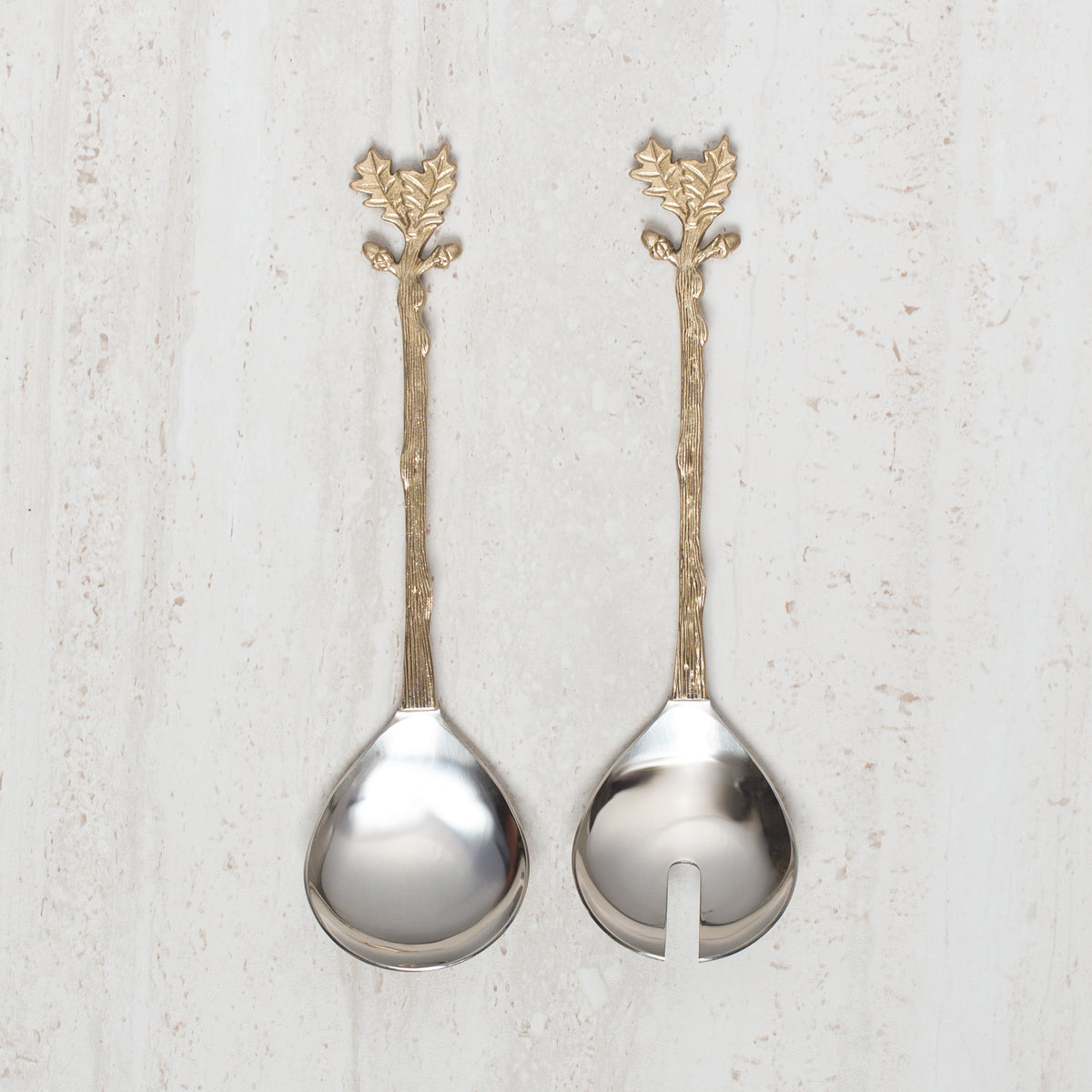 Forged Serveware | Salad Servers | Acorn