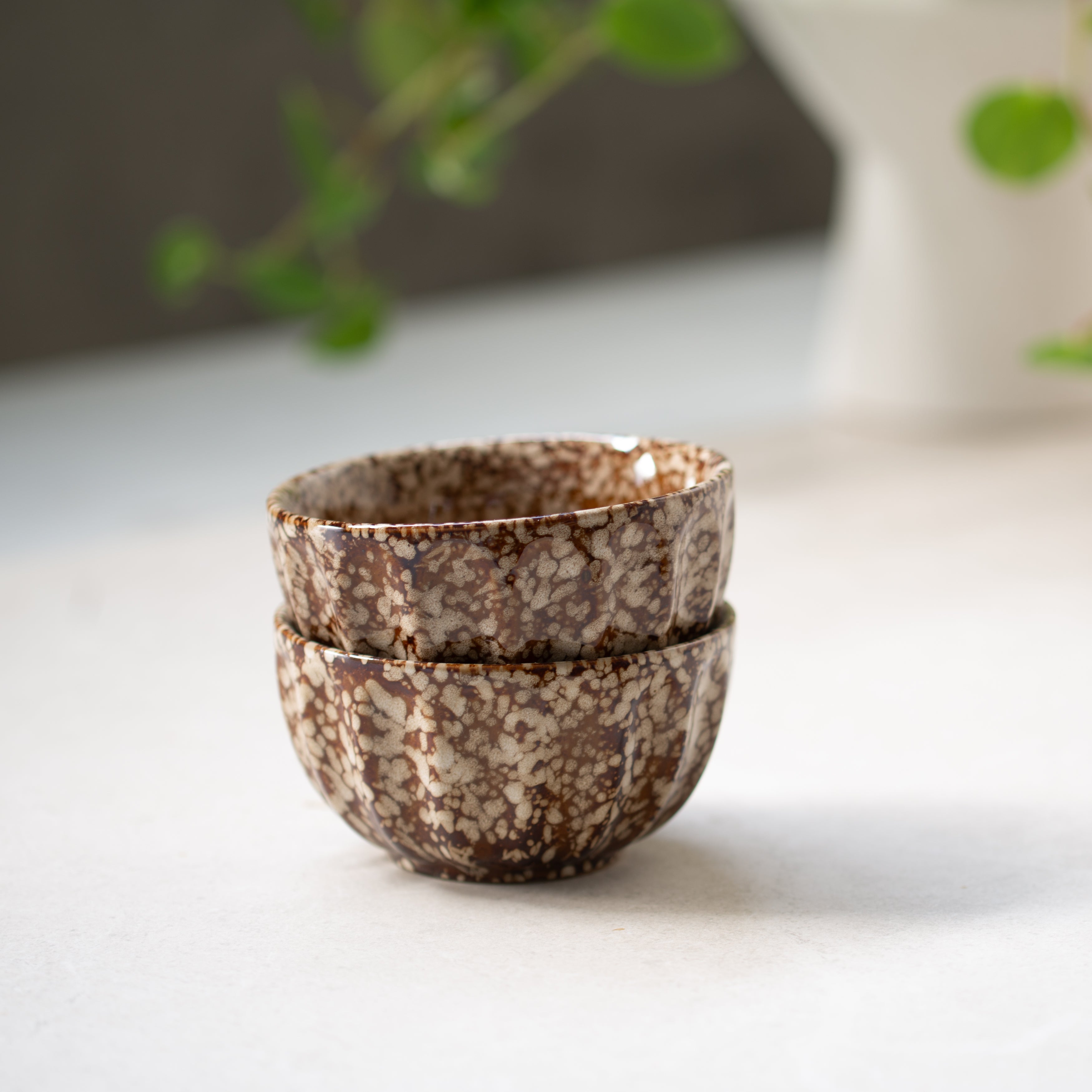 Franco Medium Bowl | Cocoa | Set/2