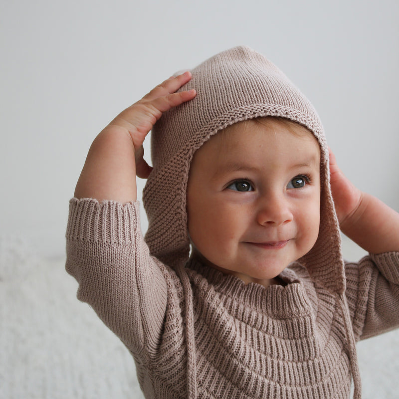 Burrow & Be | Knit Hat | Lilac Ash