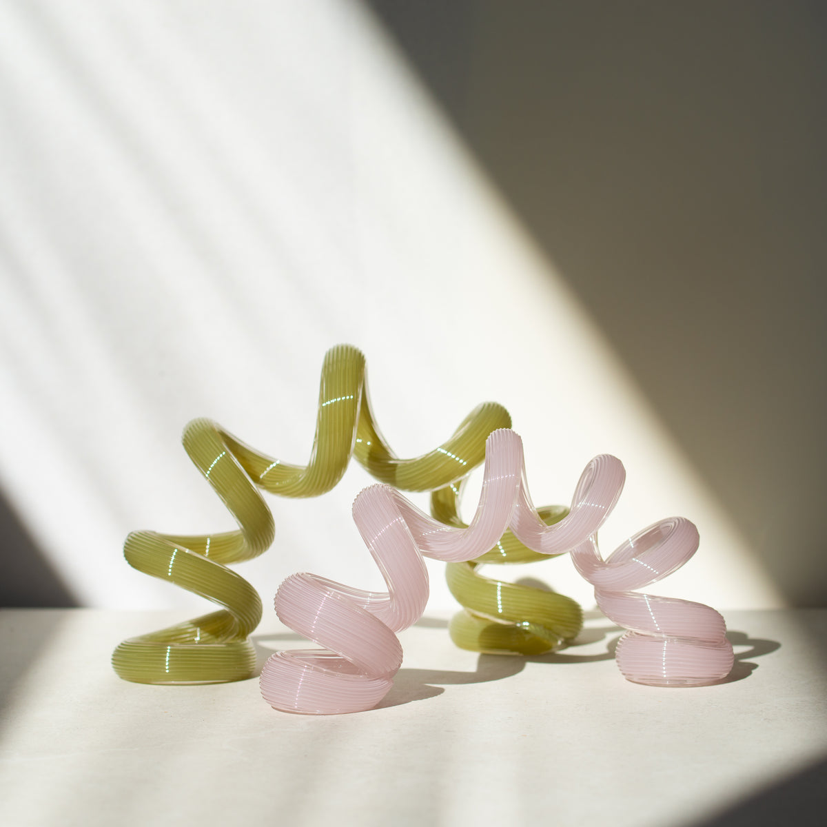 Glass Spring Sculptures | Set/2