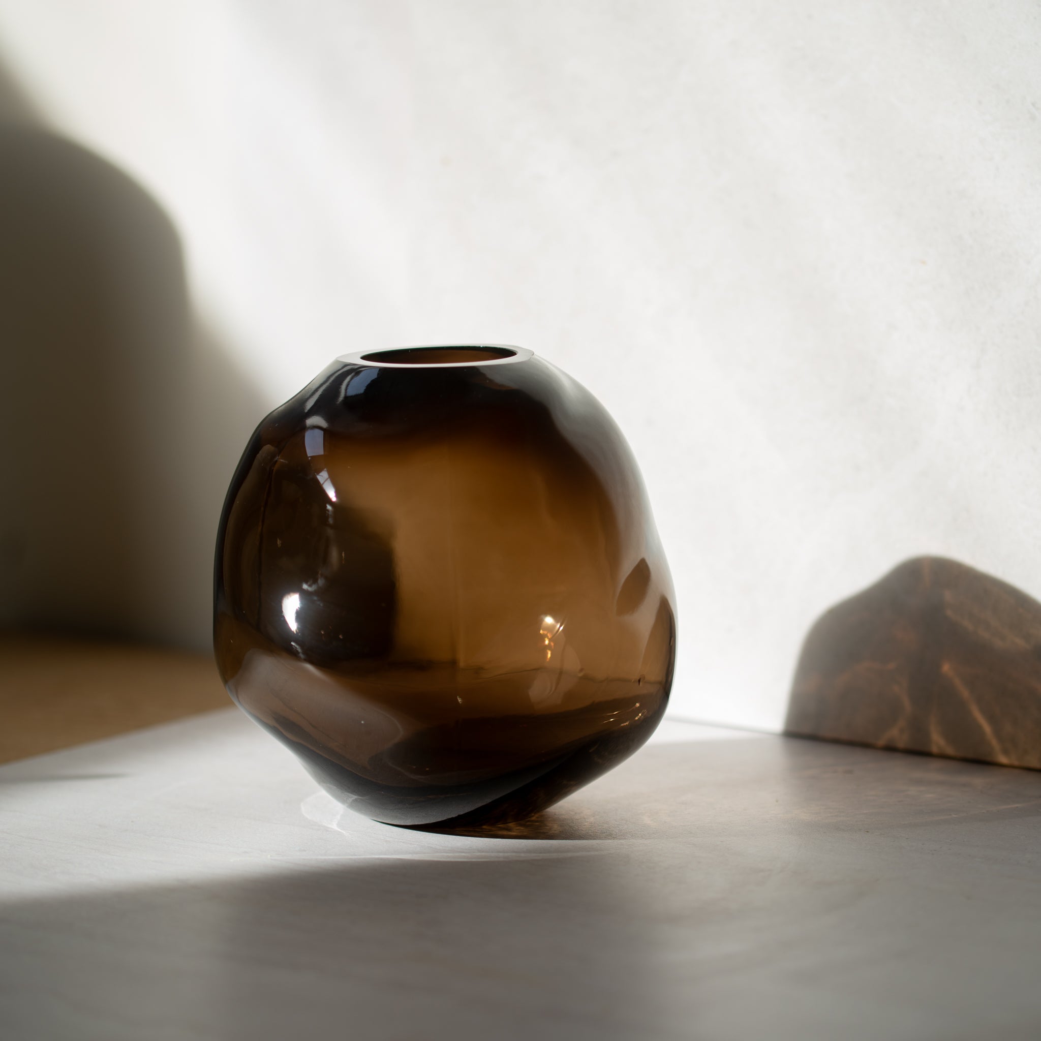 Glass Vase | Mia | Espresso
