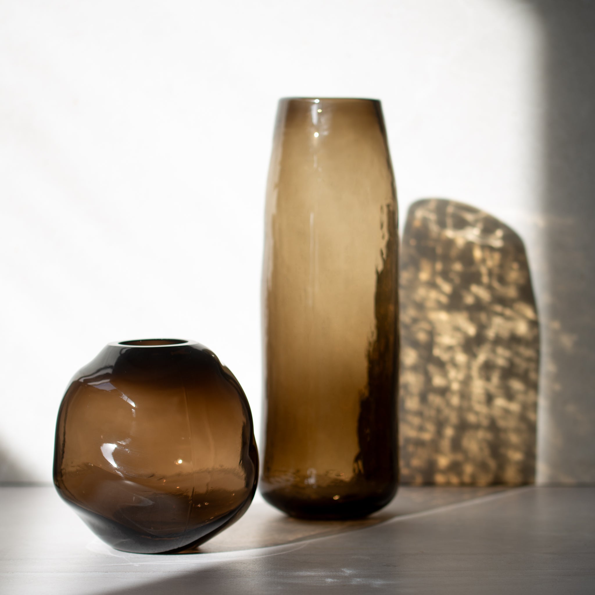 Glass Vase | Mia | Espresso