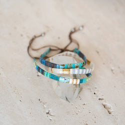 Glass Bead Bracelet Set | Mizu