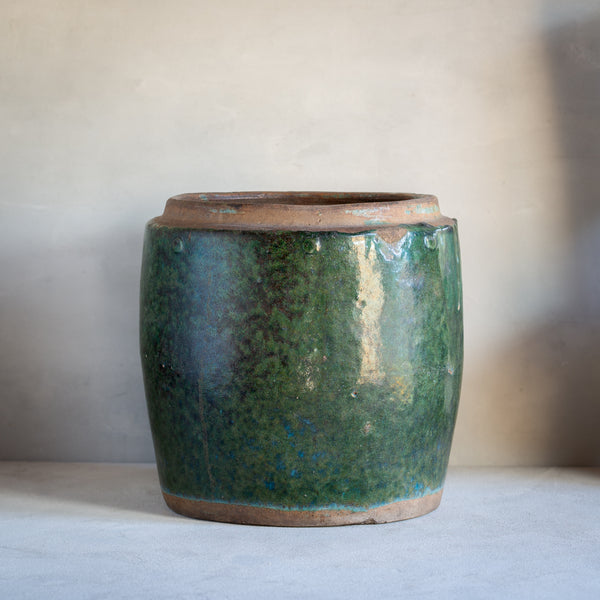 Vintage Rice Pot | Green Glaze - Example 'C'