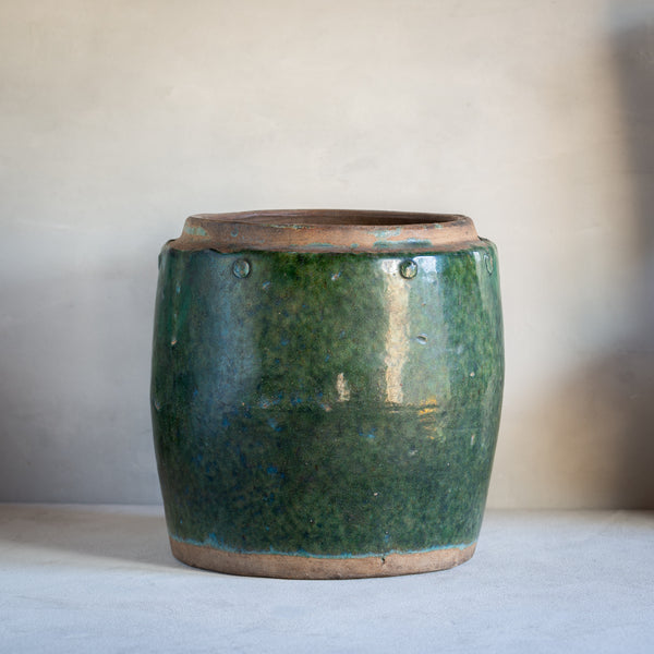 Vintage Rice Pot | Green Glaze - Example 'C'