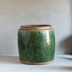 Vintage Rice Pot | Green Glaze - Example 'F'