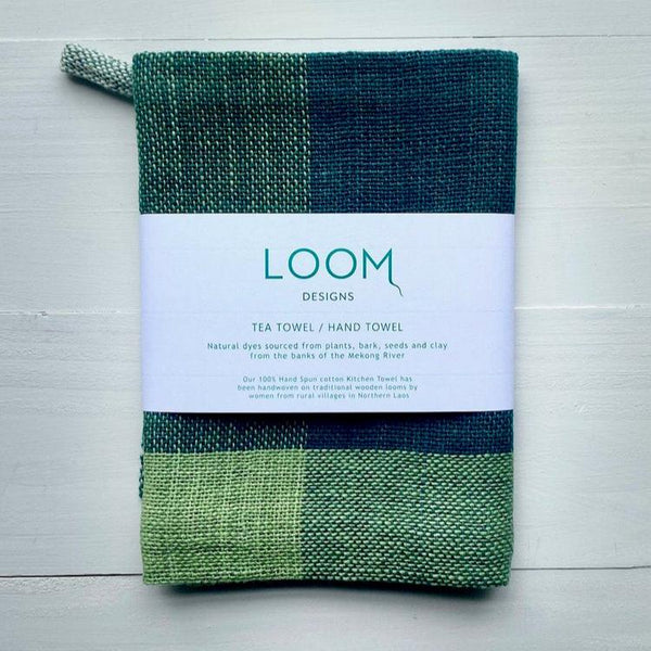 Tea Towel | Green on Green