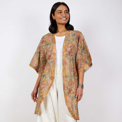 Swiss Cotton Kimono | Fleur | Free Size