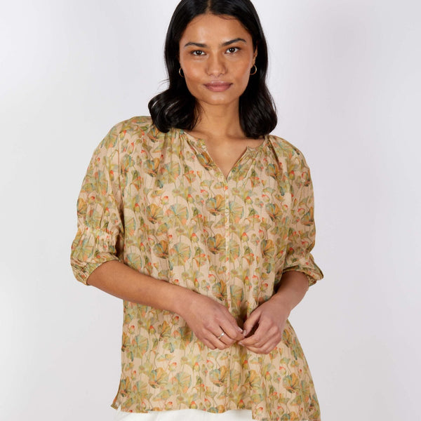 In Bloom Top | Waterlilies | Free Size