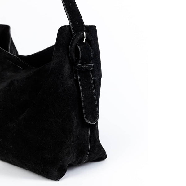 Alina Suede Bag | Black