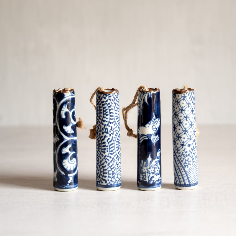 Japanese Ceramic Hanging Wall Vase