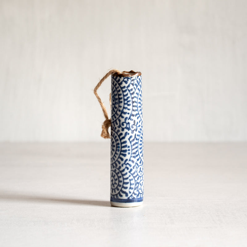 Japanese Ceramic Hanging Wall Vase