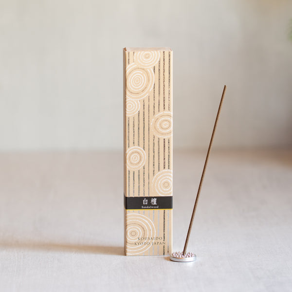 Japanese Incense | Hyakuraku | Sandalwood with Holder