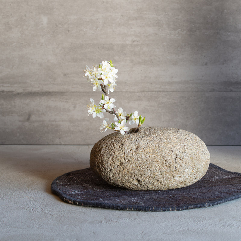 Saku | Riverstone Ikebana Vase