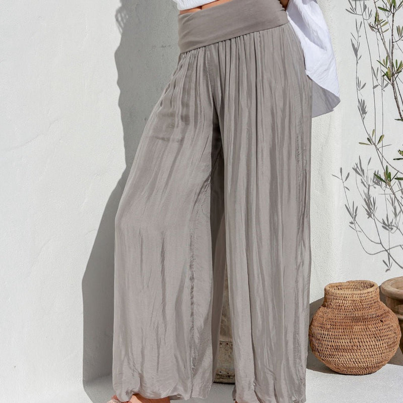 Silk Pant | Idalia | OS | Mocha