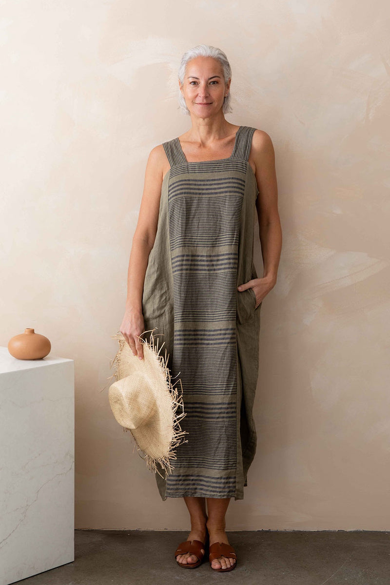 Linen Dress | Cadore | Slate | OS