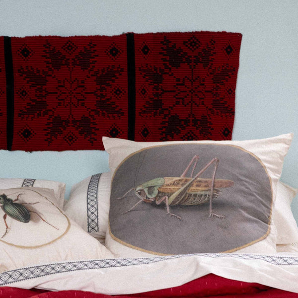 Cushion Cover | Grasshopper Print