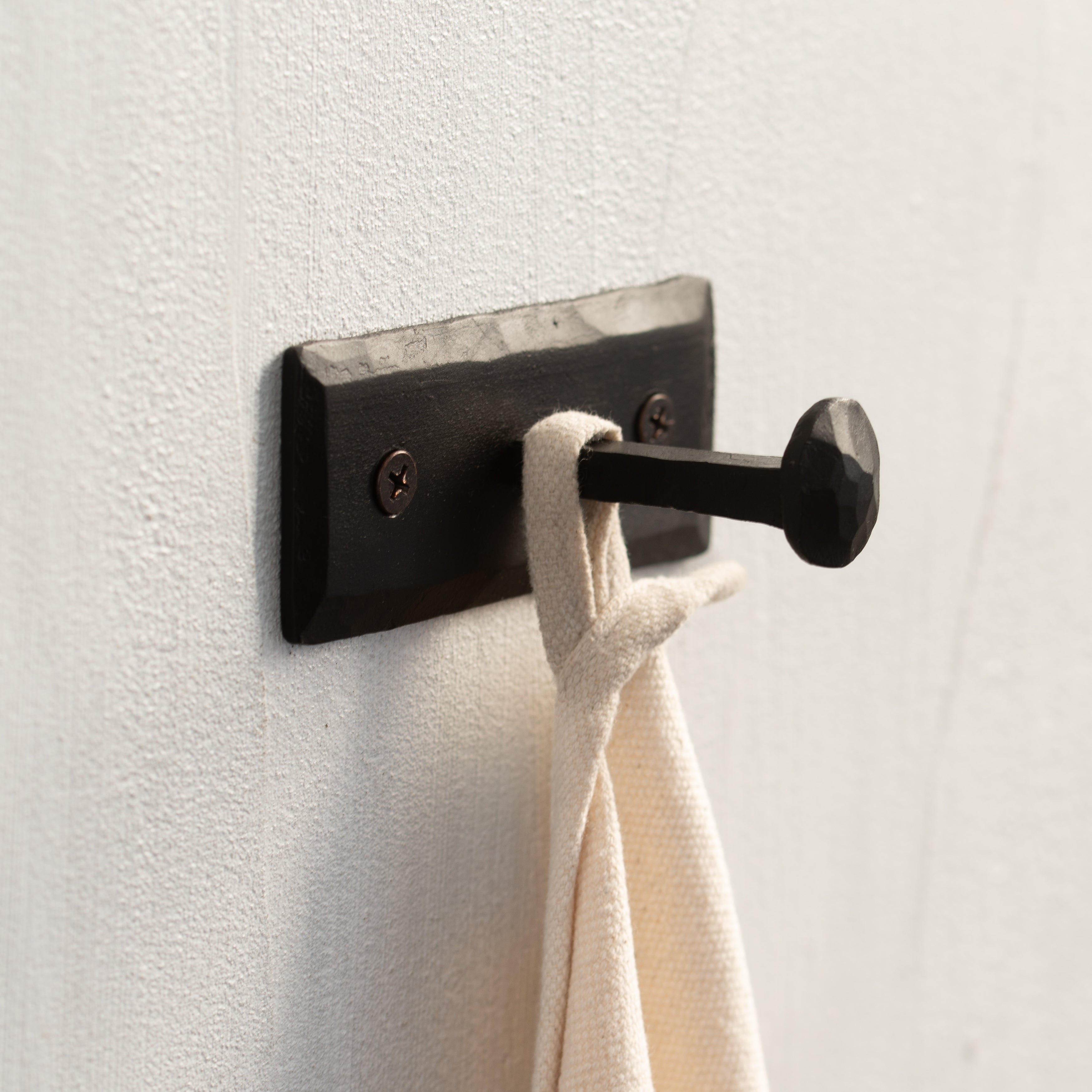 Forged | Iron Pin Hook | Black