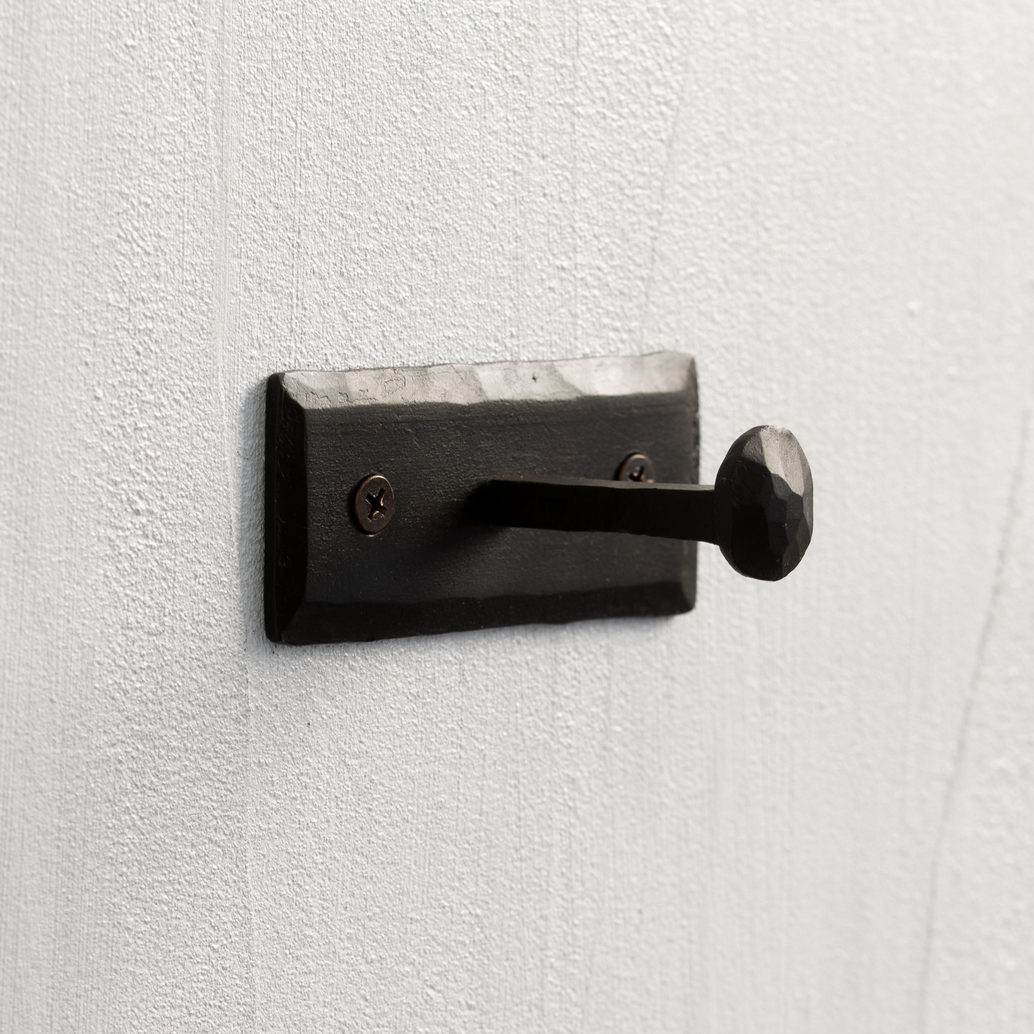 Forged | Iron Pin Hook | Black