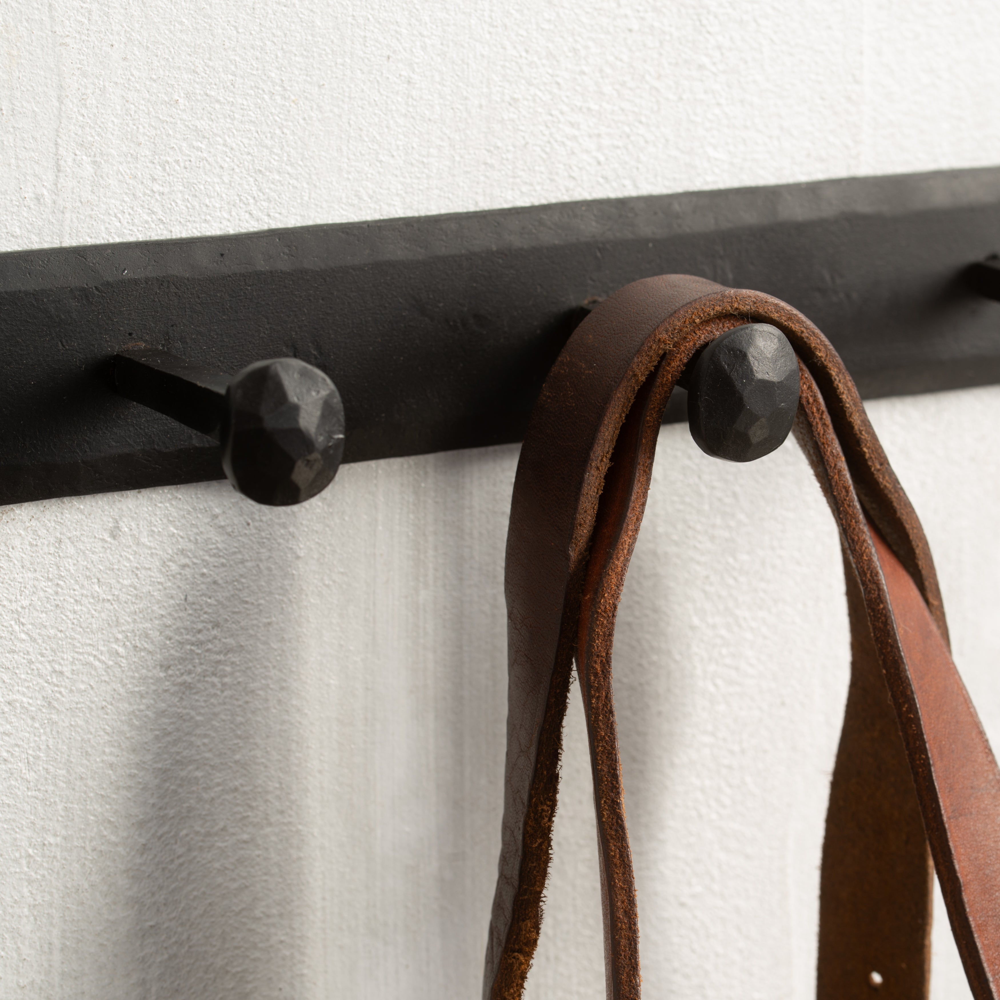 Forged | Iron 5 Pin Hook | Black