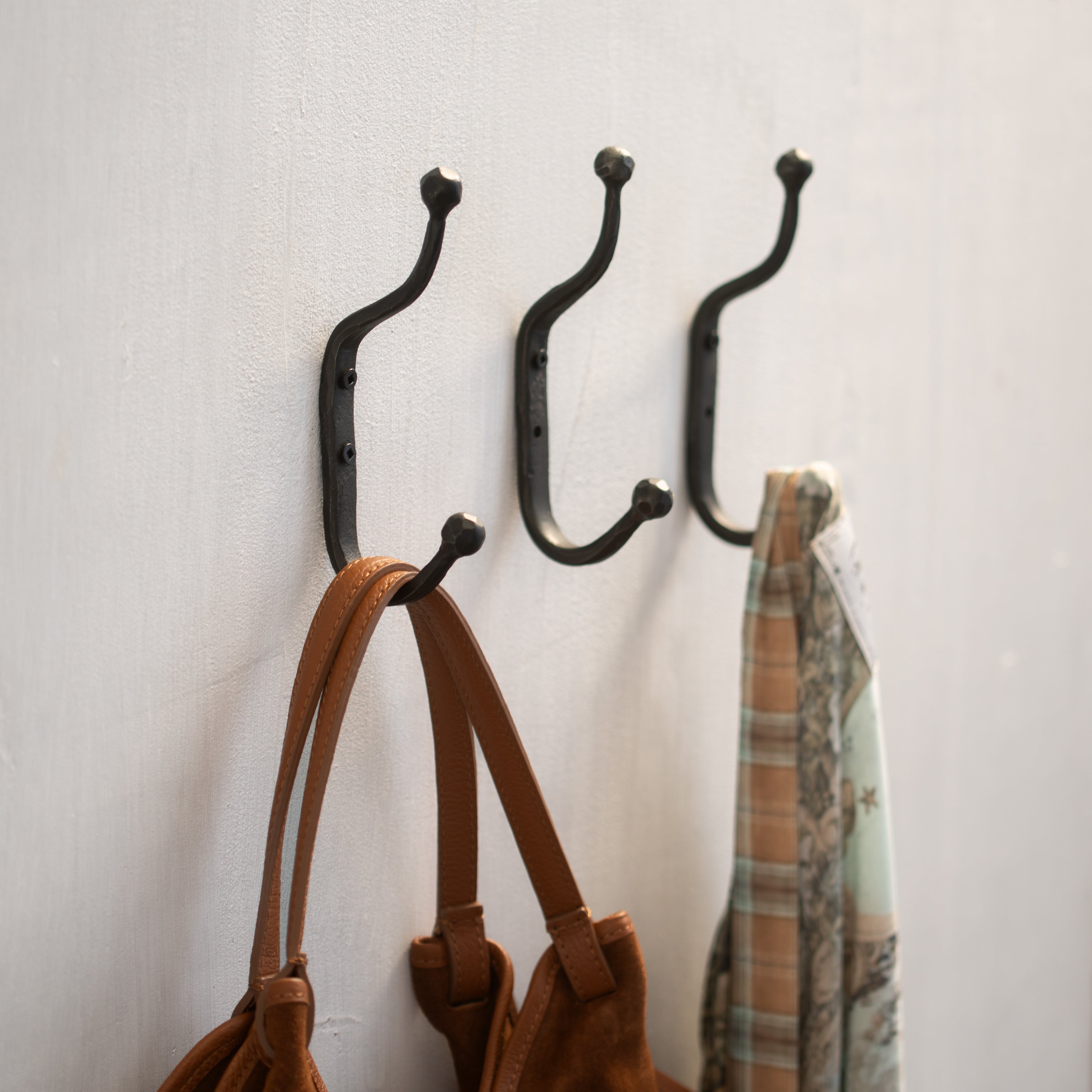Forged | Double Wall Hook | Black