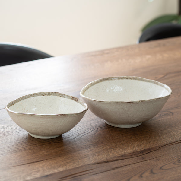 Japanese Ceramics | Shirokaratsu | Medium Serving Bowl