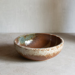 Japanese Ceramics | Large Thick Bowl | Rust