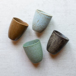 Japanese Ceramics | Wabi Sabi 4 Cup Set