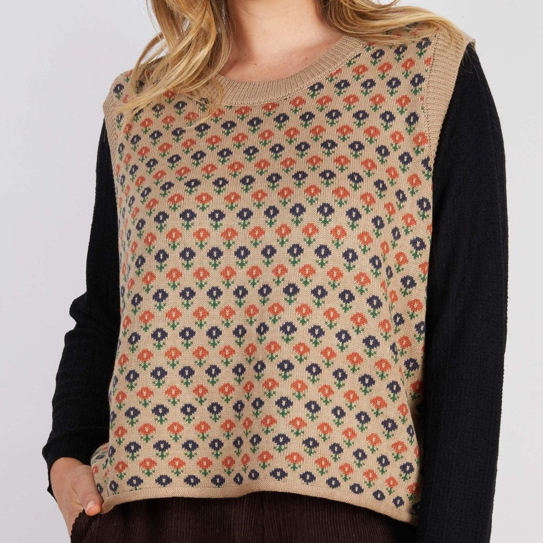Flower Vest | Natural