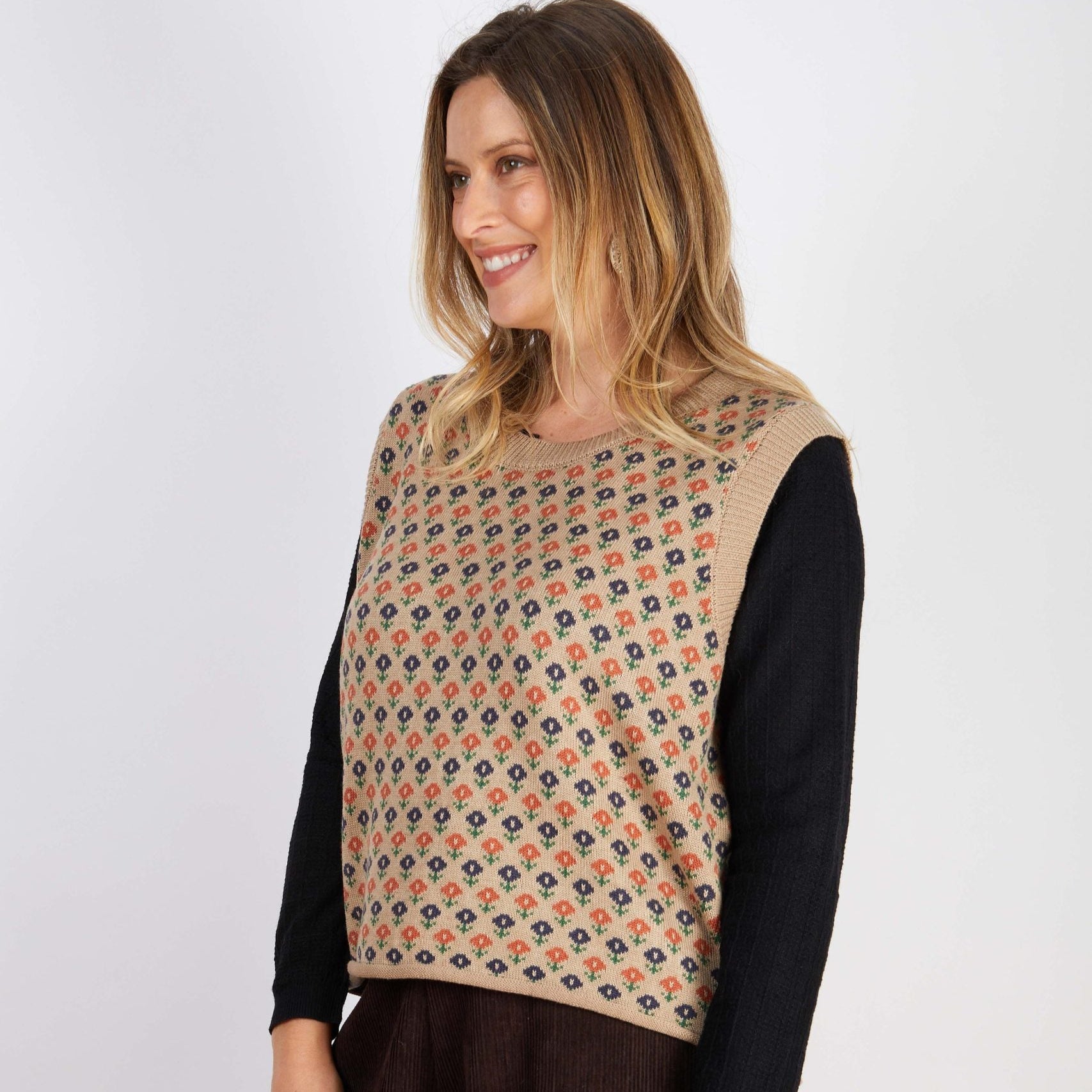 Flower Vest | Natural
